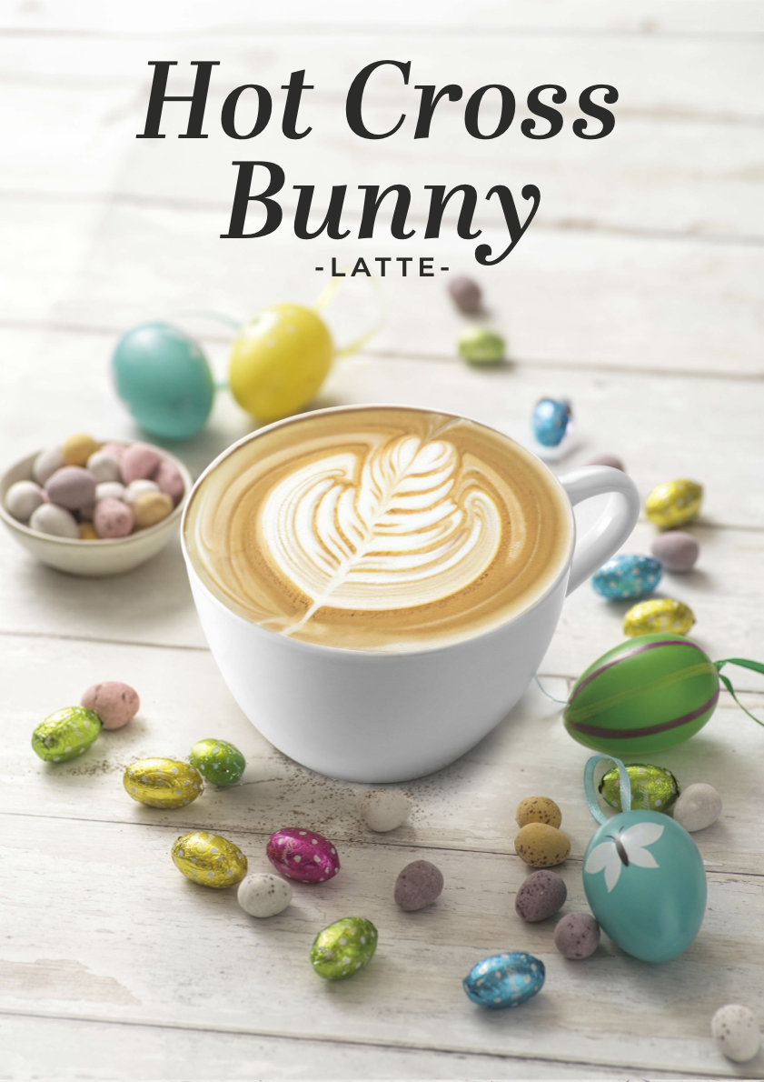 Hot Cross Bunny Latte
