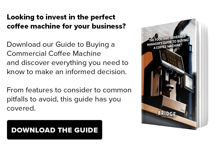 Bridge Coffee F&B guide to buying a coffee machine