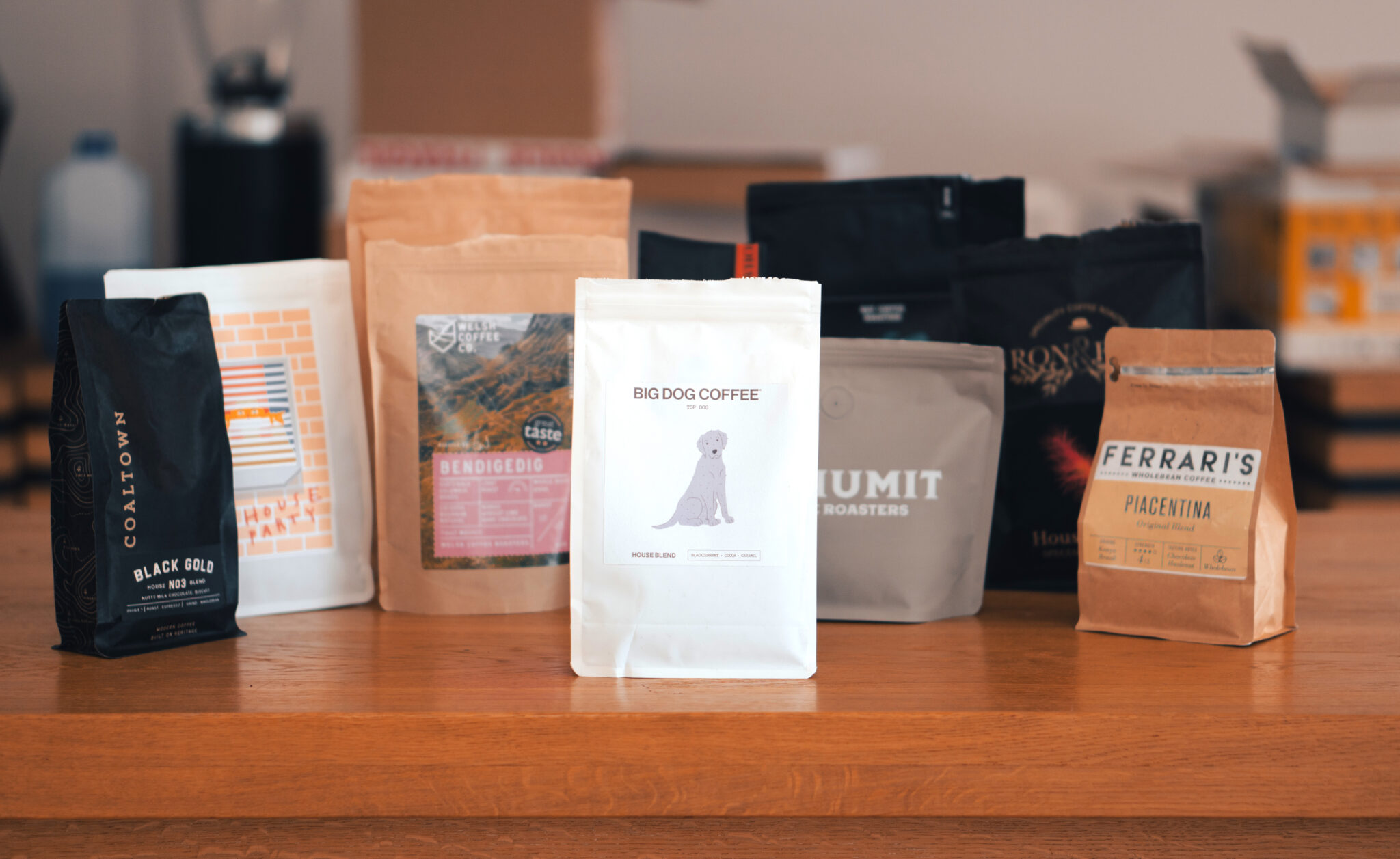 Ten bags of coffee from coffee roasters found in Wales